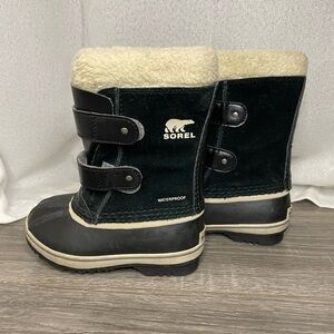 Sorel Flurry Boots Youth kids SZ 10 NC1885-010 Blue Outdoor Snow Rain Boots BT